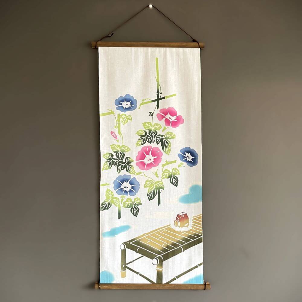 Tenugui Hand Towel (Morning glory) – Chidori Japan