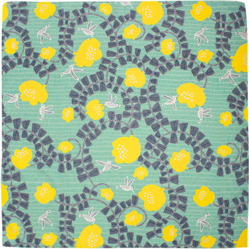 Furoshiki - Kata Kata Musubi, Water-repellent, Hummingbird (Large, 100cm)