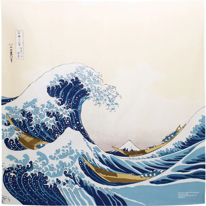 Furoshiki (Ukiyo-e, Under The Wave Off Kanagawa (L))