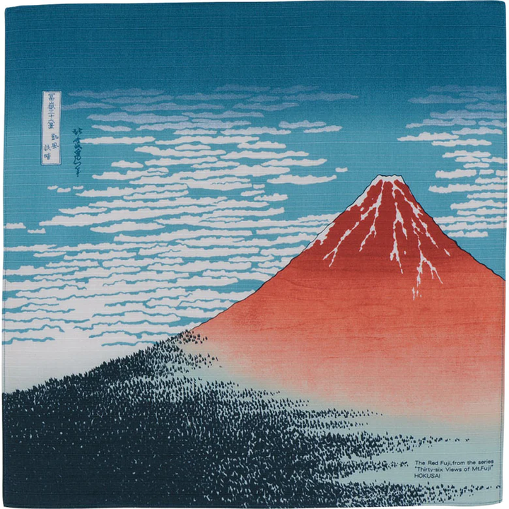 Furoshiki (Ukiyo-e, The Red Fuji (S) )