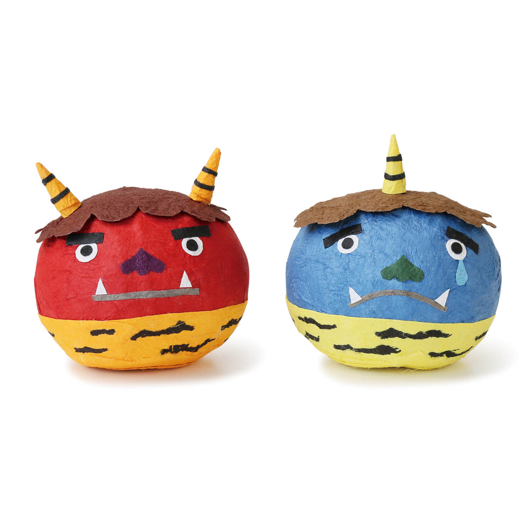 Washi paper ornament (Red Demon, Blue Demon)