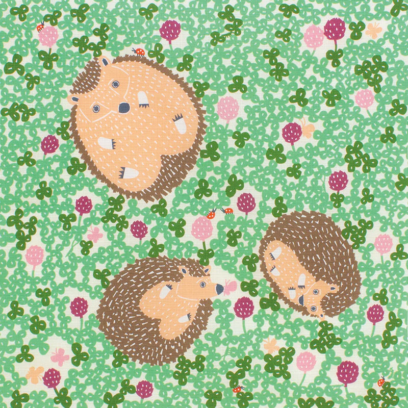 Furoshiki - Kata Kata Musubi, Hedgehog (Small, 50cm)