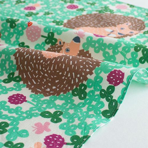 Furoshiki - Kata Kata Musubi, Hedgehog (Small, 50cm)