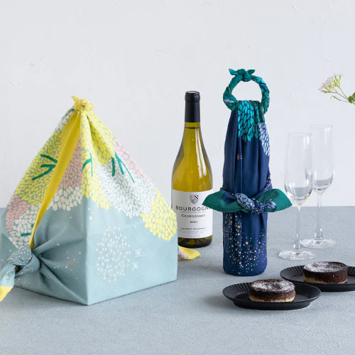Furoshiki – Hime Musubi, Star Forest (Medium, 70cm)