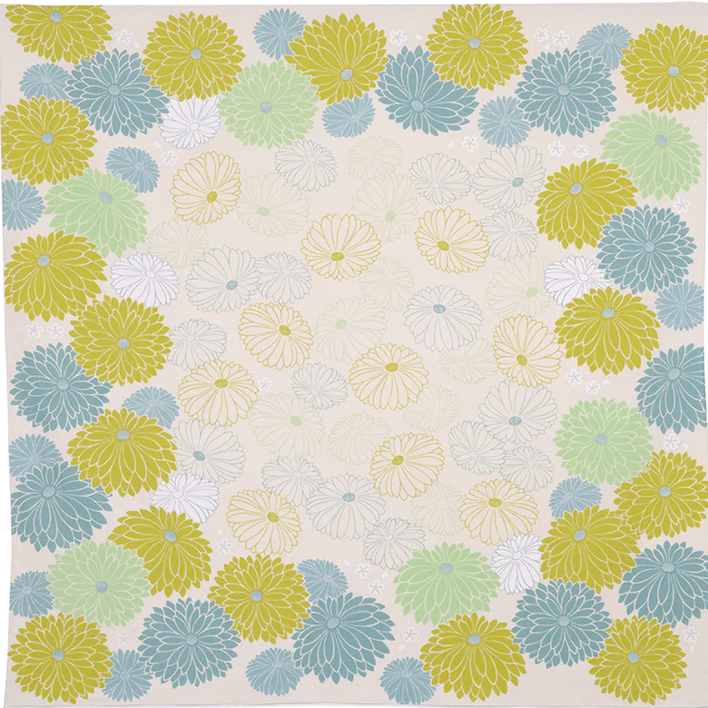 Furoshiki – Hime Musubi, Chrysanthemum (Large, 100cm)