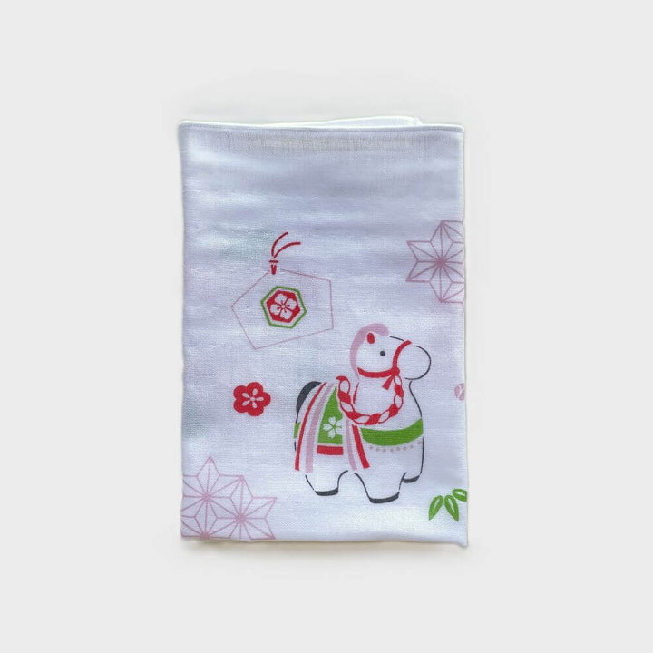 Gauze Handkerchief (Sacred Horse) – Japanese Symbolic Design