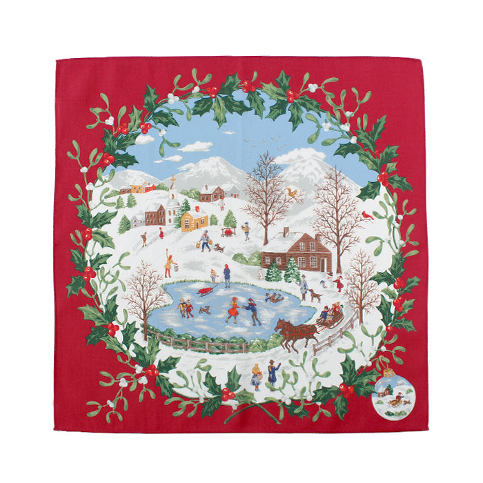 Handkerchief (Holiday Wreath) – CLASSICS the Small Luxury
