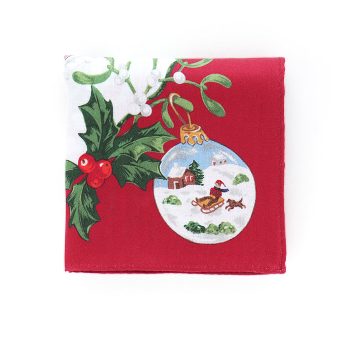 Handkerchief (Holiday Wreath) – CLASSICS the Small Luxury
