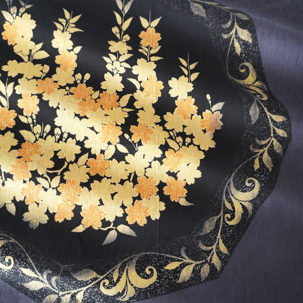 Furoshiki - Setsugekka Octagonal Tray with Cherry Blossom Pattern (Small, 58cm)