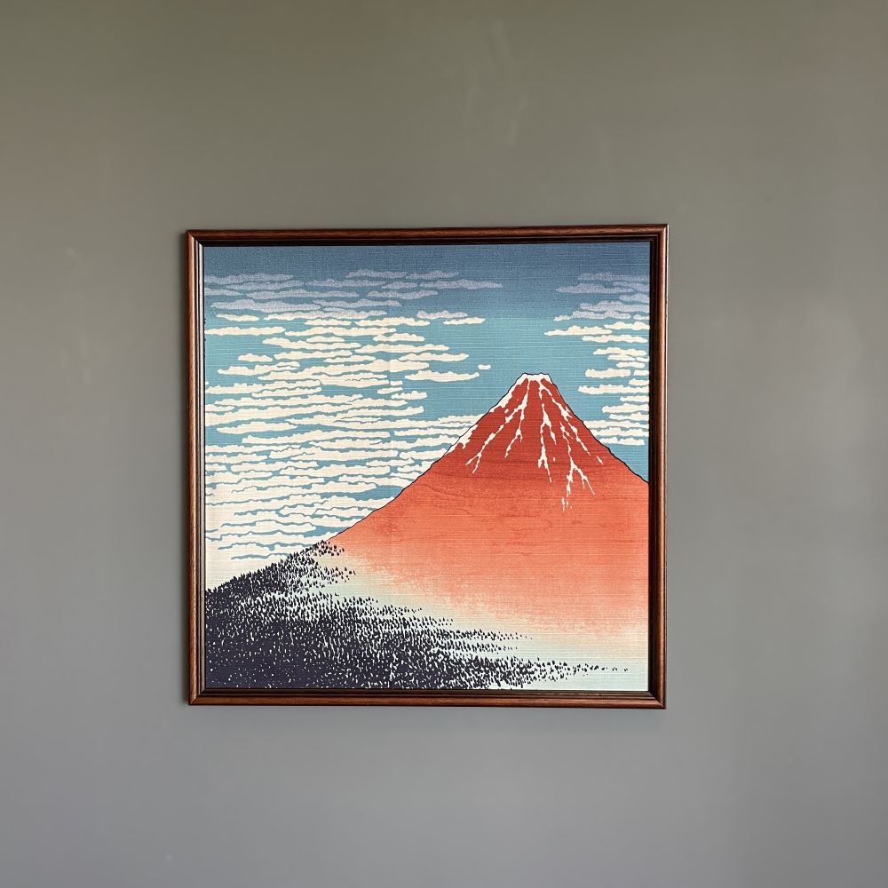 Furoshiki (Ukiyo-e, The Red Fuji (S) )