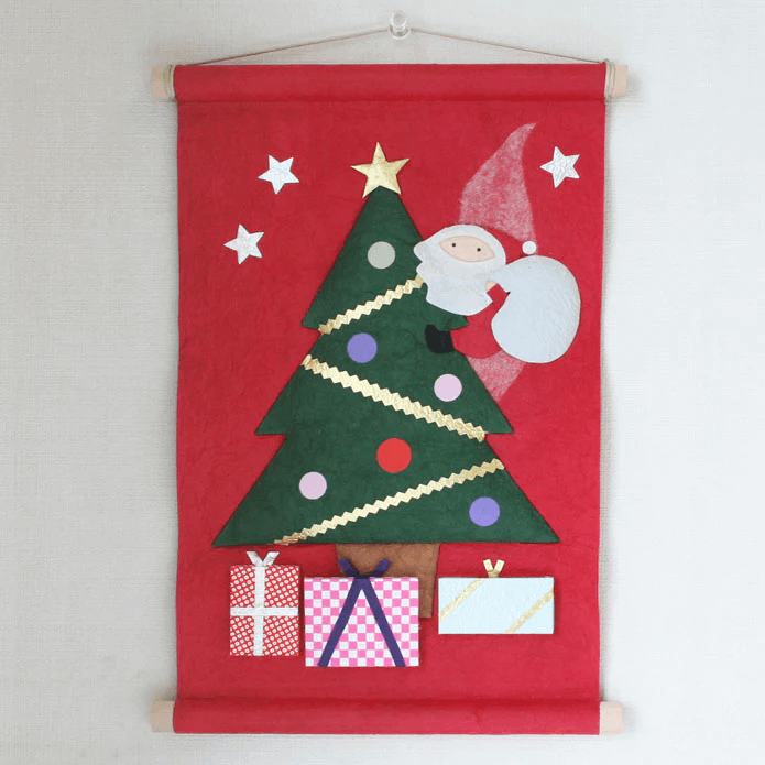 Seasonal hanging scroll (Gift from Santa).