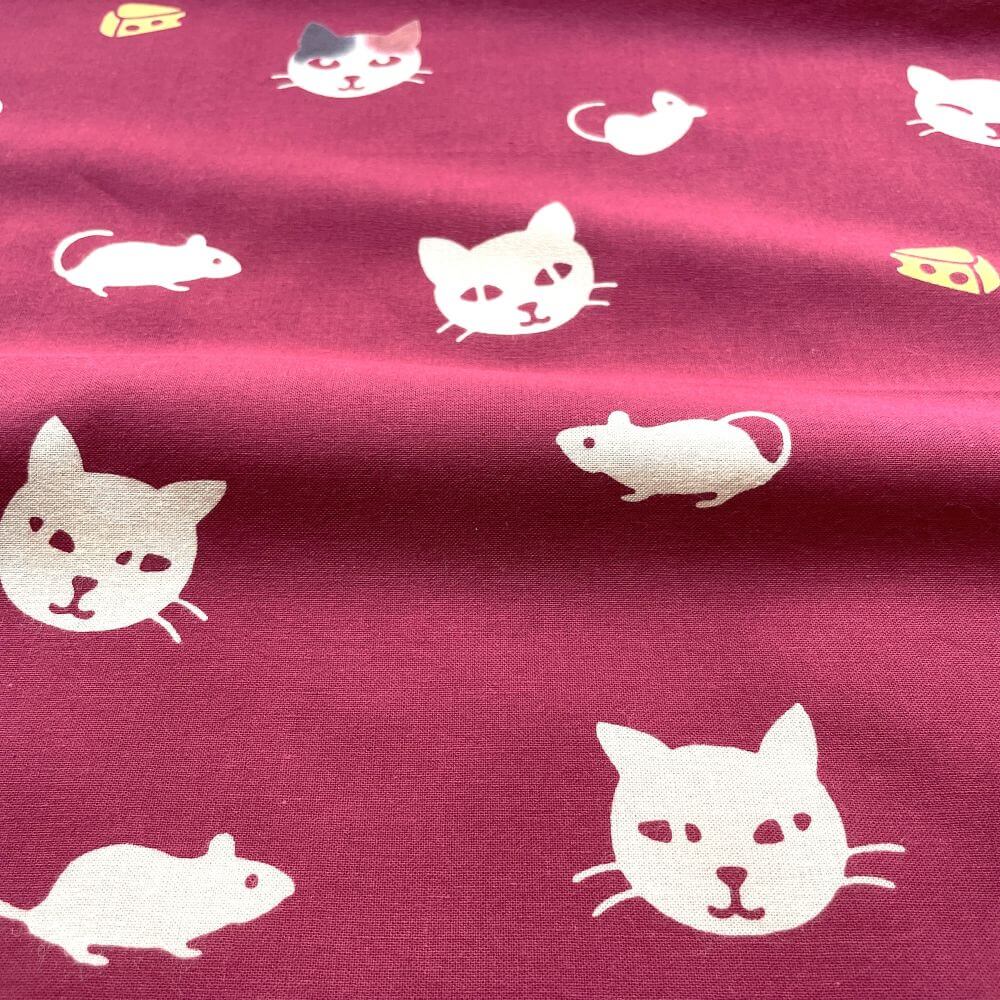 Tenugui (Cat and Mouse).