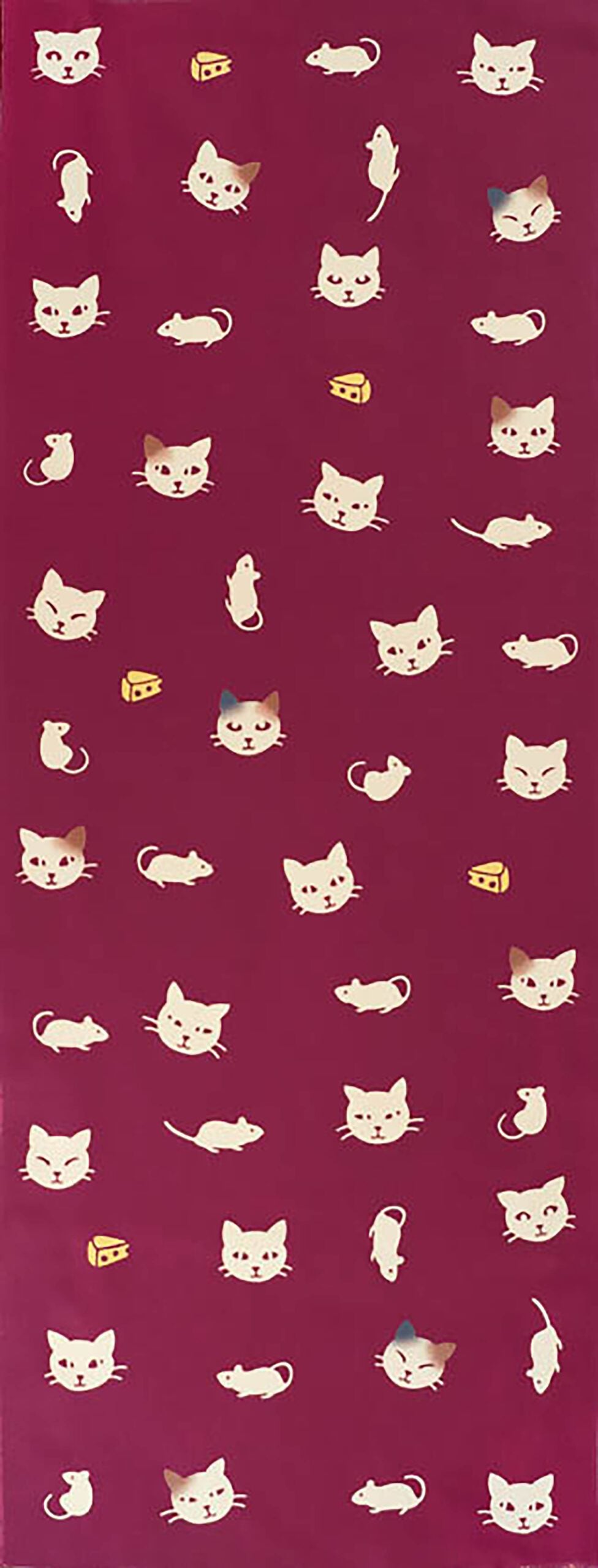 Tenugui (Cat and Mouse)