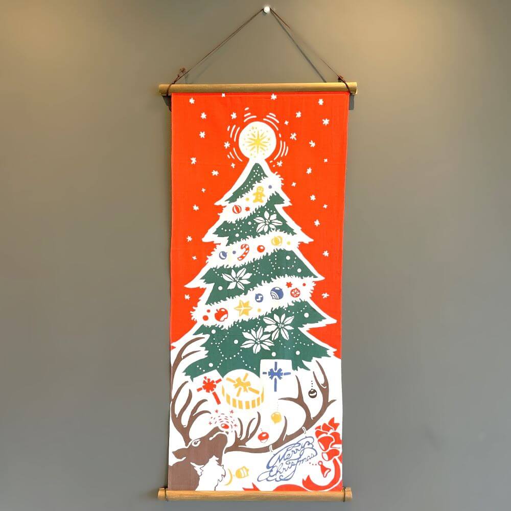 Tenugui (Merry Christmas).