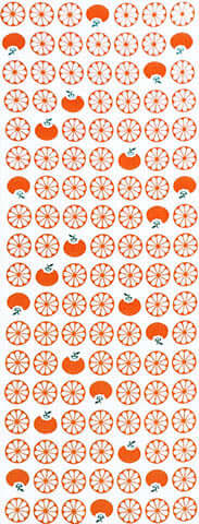 Tenugui (Mandarin Orange)