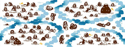 Tenugui (Monkey Hot Spring)
