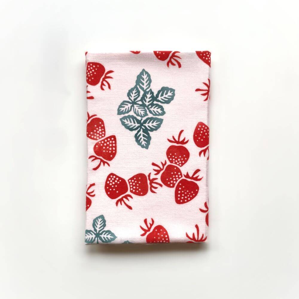 Tenugui (Strawberries)