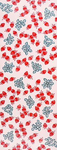 Tenugui (Strawberries)