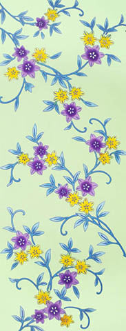 Tenugui (Clematis)