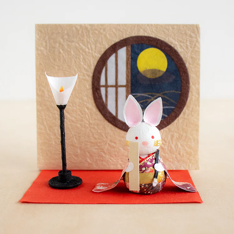 Miniature ornament (Rabbit in the Moonlit Night)